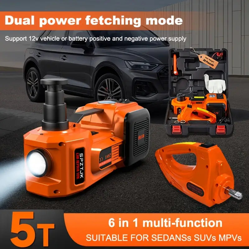 Battery Powered Electric Car Jack Kit