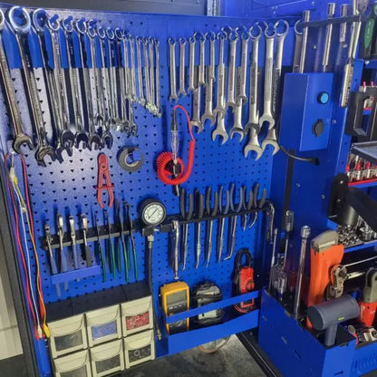 FOLDABLE MOBILE TOOL CART WITH 1100 TOOLS