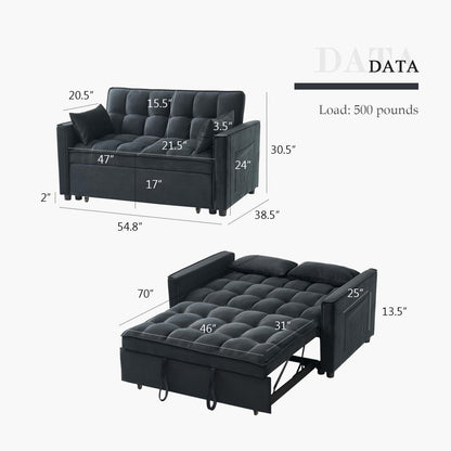 3-in-1 Convertible Sofa Bed