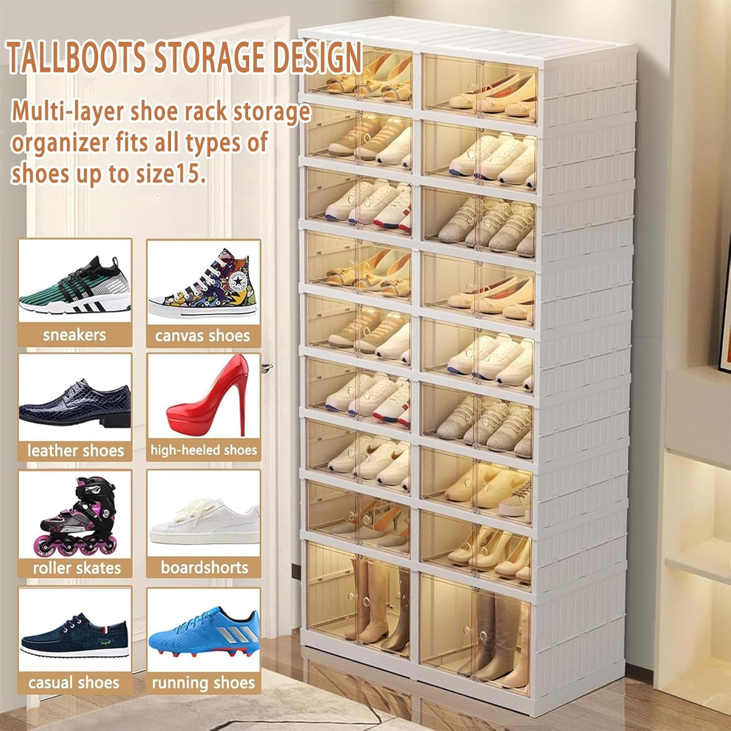 Portable Shoe Rack Organizer