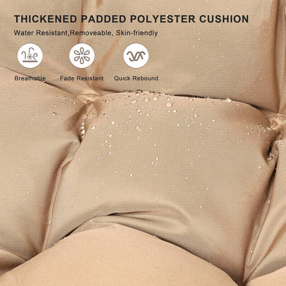 Oversized Egg-Shaped Rocking Recliner Chair