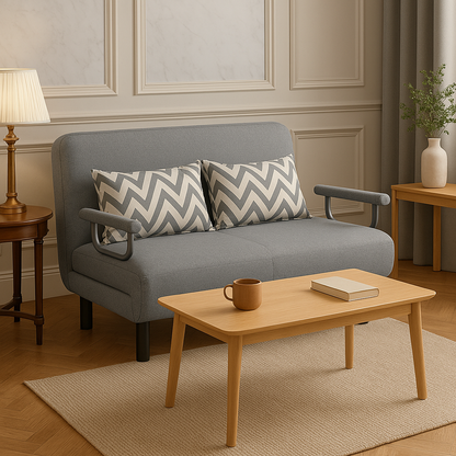 PRACTICAL FOLDING SOFA BED LEISURE LOUNGER