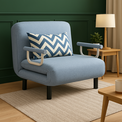 PRACTICAL FOLDING SOFA BED LEISURE LOUNGER