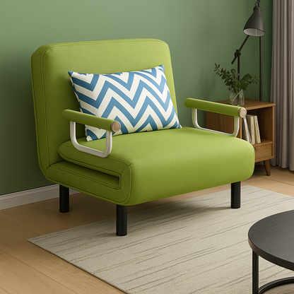 PRACTICAL FOLDING SOFA BED LEISURE LOUNGER