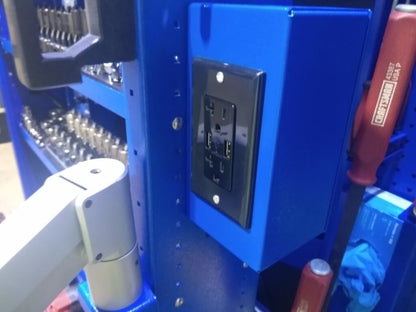 FOLDABLE MOBILE TOOL CART WITH 1100 TOOLS